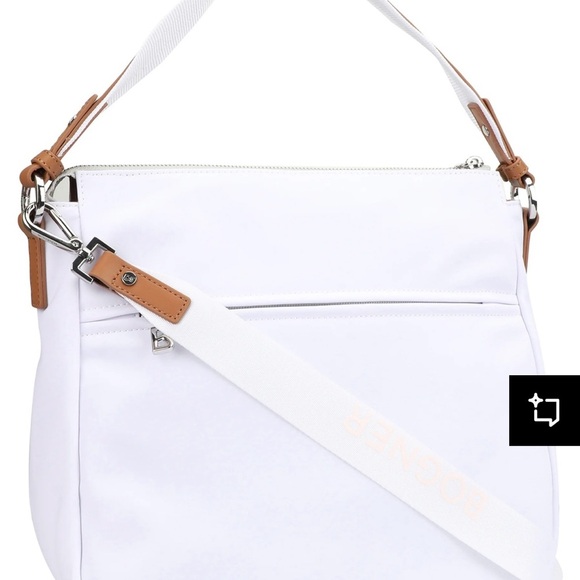 BOGNER KLOSTERS white Handbag Shoulder Bag NEW - Picture 3 of 5